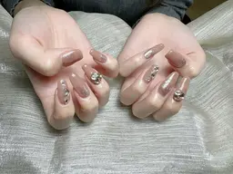 💫チップ長さだし+持ち込みデザイン(デザイン、パーツ6本まで)10500