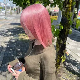 【ご新規様限定💛】【20％オフ🧡】【カラーのみのクーポン🎀】ブリーチカラーmenu⭐️【ケアブリーチ使用！】