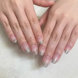 【練習モデル】オフありワンカラー・ラメグラ