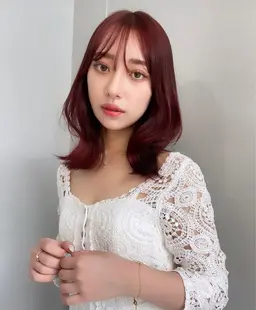 🎀艶カラー+髪質改善トリートメント