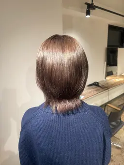 🪄ケアブリーチ使用🪄ブリーチリタッチ+オンカラー+トリートメント🌟 /