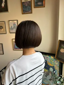 頭皮をケアしながら自然な白髪染リタッチ☺️+S.B込み
