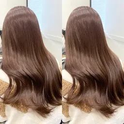 【ダメージケアしながら💞】透明感カラー+ 濃密ケラチントリートメント(ロング料金無し)黒染めも可⭕️