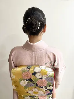 訪問着着付け＋ヘアセット【7:00~10:00】