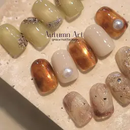 【平日限定🎃♥️✨】セレクト5本コース（自爪育成ケア・オフ1100円）