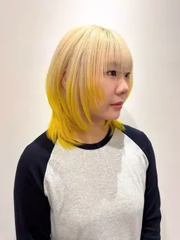 【＋デザインカラー💎】ケアブリーチ＋似合わせカット＋カラー＋バイカルテ5stepトリートメント