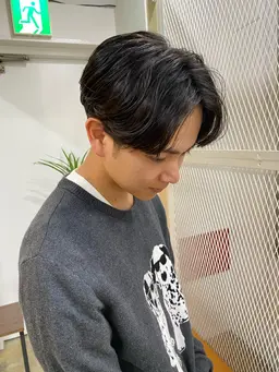 men's カット+パーマ ‪✂︎‬
