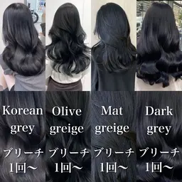 【🫧ご新規様限定🫧】迷ったらこれ!🌈人気No.1🌈似合わせカット+透明感ケアカラー+トリートメント+コテ巻き🌈