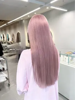 🩷12月限定🩷ピンク好き必見🩷ケアブリーチ2回+桜ピンクカラー🩷内部補修オリジナルトリートメント無料🩷