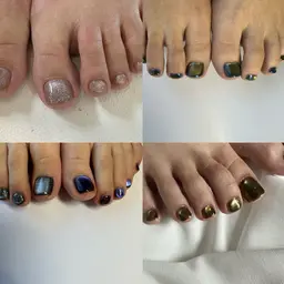 🩶foot nail【mirror】or【aurora】or【magnet】