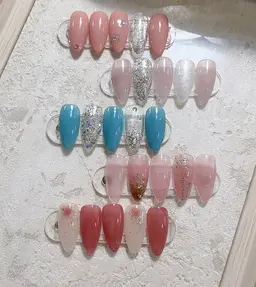 特価コース　オフ込み【長さだしオフ+1500/アクリルオフ+2000/チップ再利用＋1000円】
