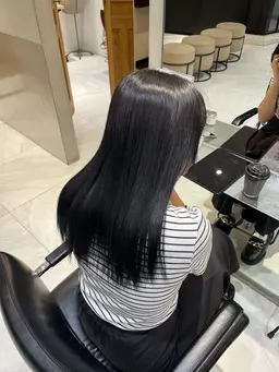 ⭐️ナチュラルストレート⭐️~アイロン通さず自然な仕上がり+マイクロバブルシャンプー+トリートメント