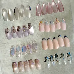 長さだし10本✨KIRAKIRA✨ネイルアート（オフあり）