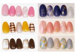 ハンド💅🏻オーダー105こだわりネイル💅🏻持ち込み画像OK💅🏻（アート6本程度）