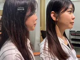 ✨平日限定✨ブリーチ毛でもできる髪質改善ストレート（癖が気になる方、パヤパヤ毛が気になる方おすすめ）
