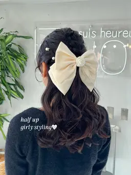 🤍特別な日のヘアセット