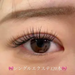 《ミニモ学割》🎀シングルエクステ🎀120本まで✨最高級セーブル使用！初回オフ無料☺︎