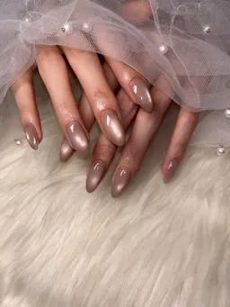Hand💅🏽【ジェルネイル・ちゅるんネイル】★ワンカラー/ラメグラ/マグネット/フラッシュ★オフありオフなしの方