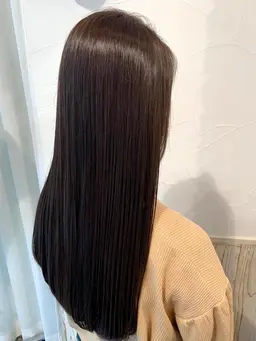 💜【美髪】頭１コ分小さくなる美髪縮毛矯正＋整えカット＋うる艶トリートメント💜