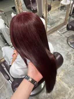 🌙【艶々仕上がり✨️】 ワンカラー（ブリーチ無し）