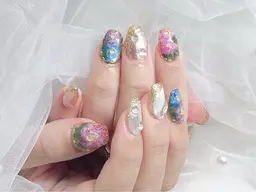 当日1名様限定価格✨《オフあり》アート150分コース🎀新規ソフトジェルオフ無料〔ミニモ限定★大きいパーツ１つ無料〕