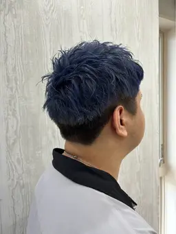 【メンズ限定】メンズカット＋全体ブリーチ＋カラー