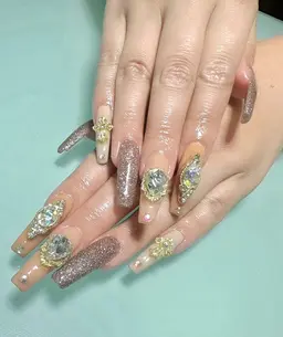 🎀初回限定🎀【オフあり】お持ち込みデザイン【長さ出し】(甘皮ケア込み)