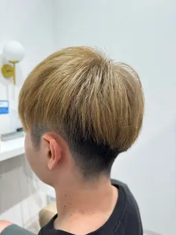 【メンズ限定】カット+ブリーチ+カラー(特殊デザインカラー不可)