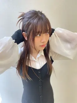 お呼ばれヘアセット🕯