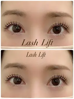 🍟【全種類選べるまつ毛パーマ】＋束感コーティング付き☆