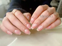 チークネイル💗ベースあり✨