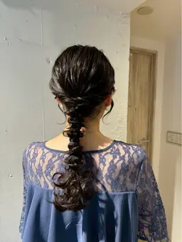 🌟【平日限定】編みおろしヘアアレンジ🌟　　　　イベント🎉結婚式🕊️ライブ📣おでかけ前などに！
