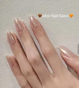 「人気No.3」💗シンプルミラーネイル「オフ込み」