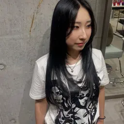 【フェイクブラック】黒染めを使わない実習生・就活生さん向けカラー🐈‍⬛　3980円
