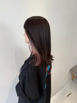 『立体感と透け感を+』極細ハイライト