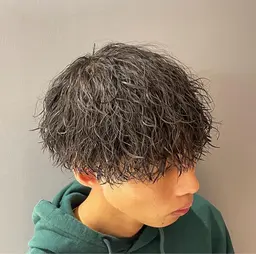 カット+ツイストパーマ