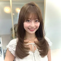 10/16限定🧸カット♡シャンプーブロースタイリング付き/似合わせレイヤー.韓国ヘア.顔周り.天使バング