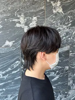 【襟足が潰れない、横のシルエットを整えたい🔥】ナチュラルダウンパーマ✨潰れて不自然になりすぎない✨