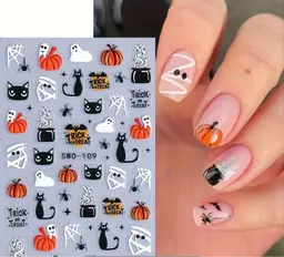 ハロウィン🎃👻ネイルアート2本から4本
