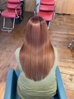 髪質改善縮毛矯正+カット¥33000→¥16500