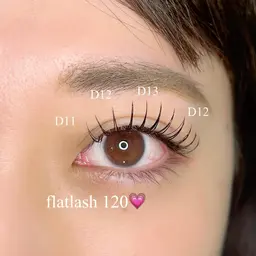 人気no.3✨8月限定お得クーポン🌻フラットラッシュ1時間付け放題(100​〜​130本目安)🌻【再来＋550円】