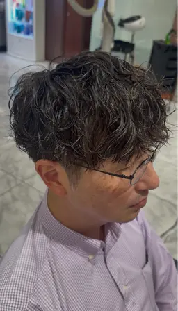 【🙋♂️男性限定🙋♂️】今人気の【縦落ちスパイラルパーマ】➕【クレンジング付き】