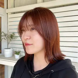 レイヤーカット×ダブルカラー