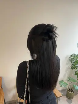 【透け感・透明感🫧】ダメージレス寒色系カラー🫐🦋＋1stepトリートメント✨✨