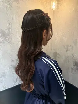 同窓会ヘアアレンジ