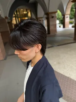 ニュアンスパーマ+メンズカット+3stepトリートメント