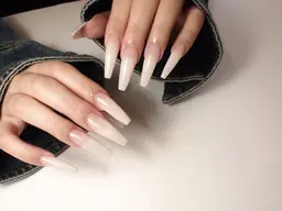 スカルプ🧡ラメグラデーション