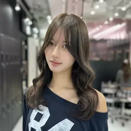 🌈 【超お得な先着3名様限定】🌈顔周りカット+カラー+超音波2stepTR ¥8500【レイヤー/顔周り/韓国】