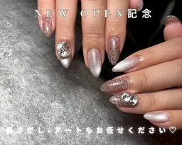 マグネッ☆今冬大特価/平日限定10名☆ジェルネイル★マグネットワンカラー¥4500トネイル