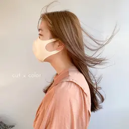 透明感ヘアカラー& 内部補修トリートメント※土日祝+¥500